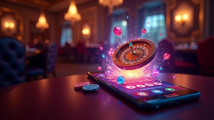 Pengguna membaca syarat klaim bonus